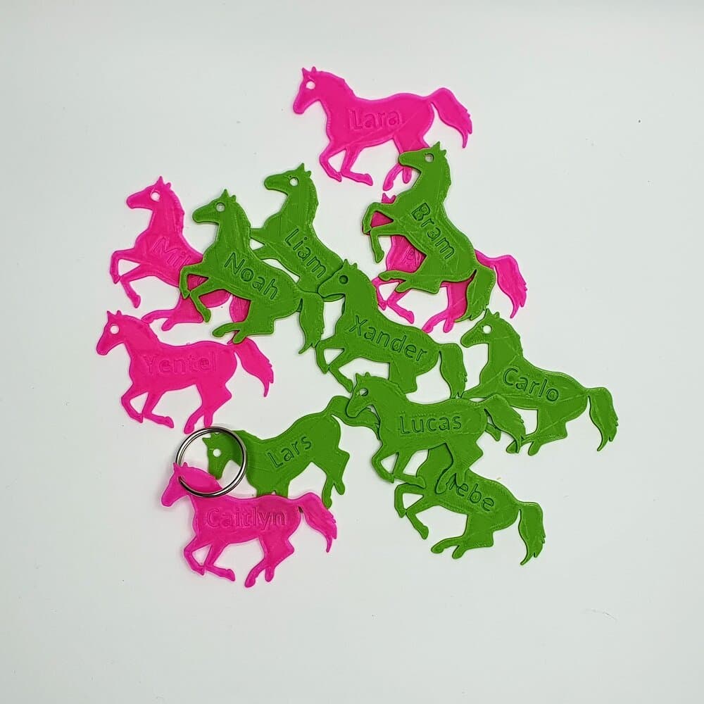 Horse keychain