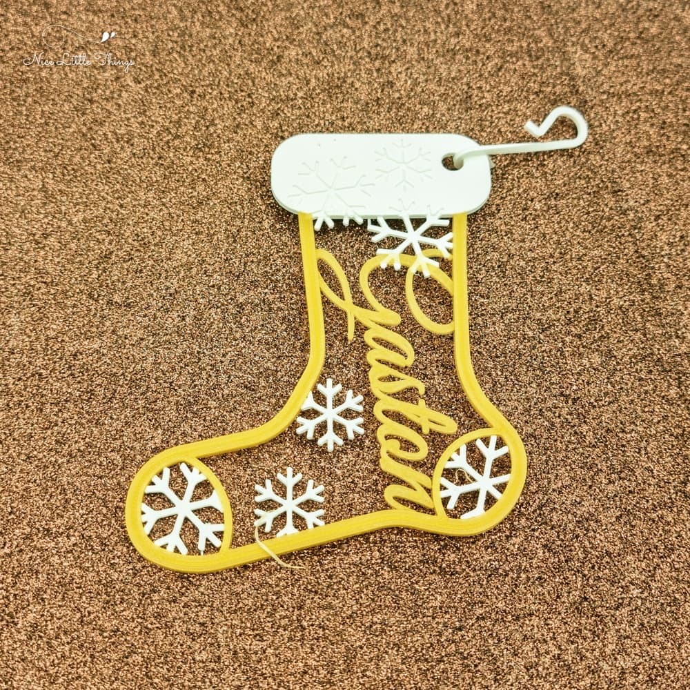 Chaussette de Noël avec nom
