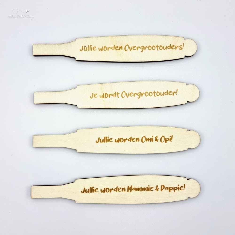 gepersonaliseerde zwangerschapsaankondiging