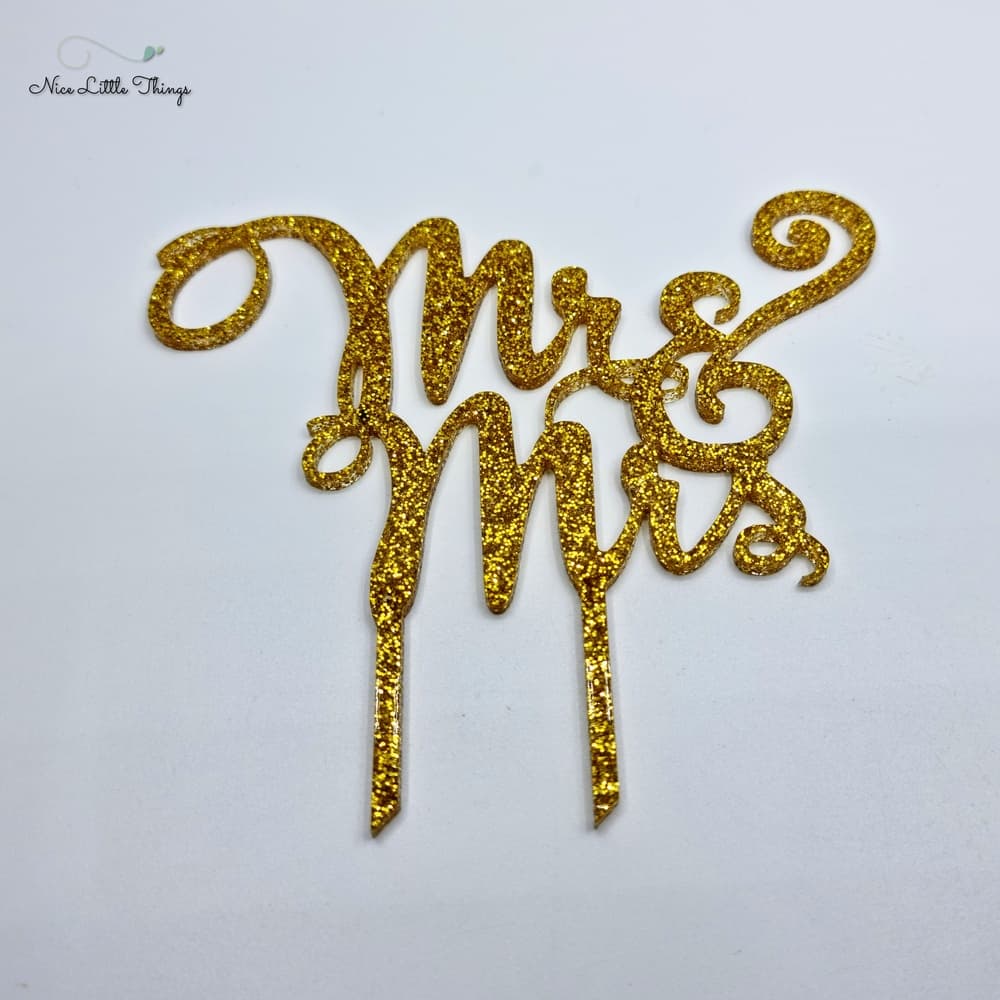 Cake topper Mr&Mrs