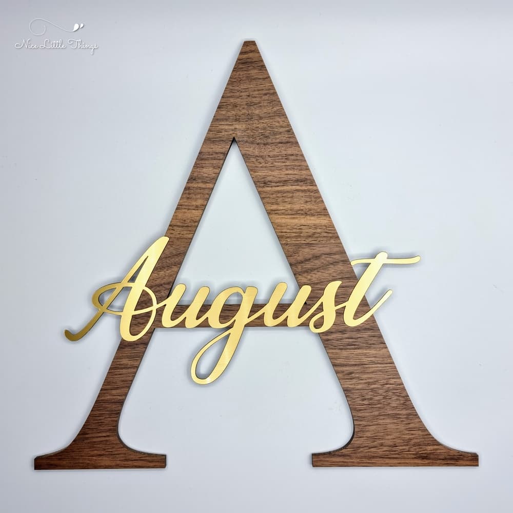 decoration with name