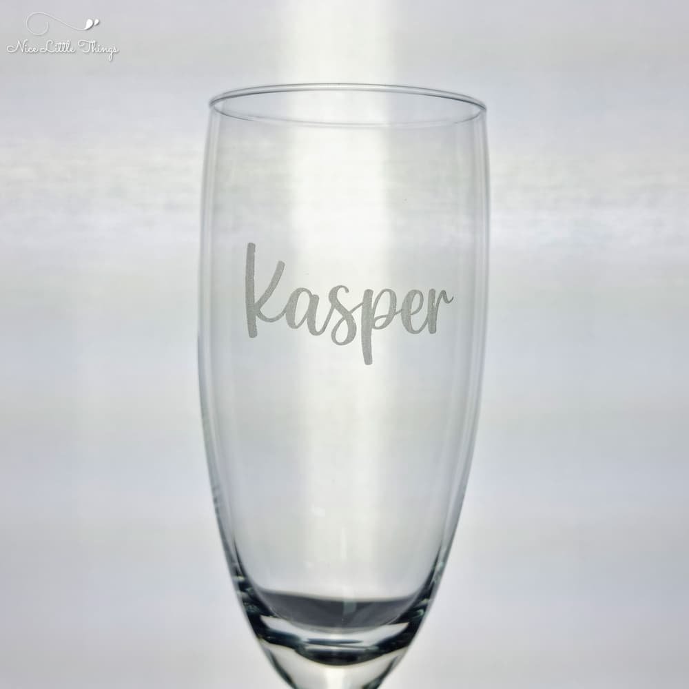 Champagnekist met flutes