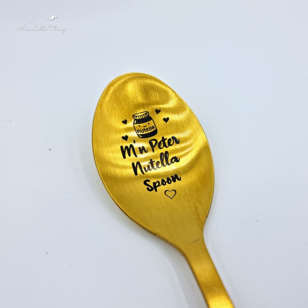 Gouden Nutella Lepel
