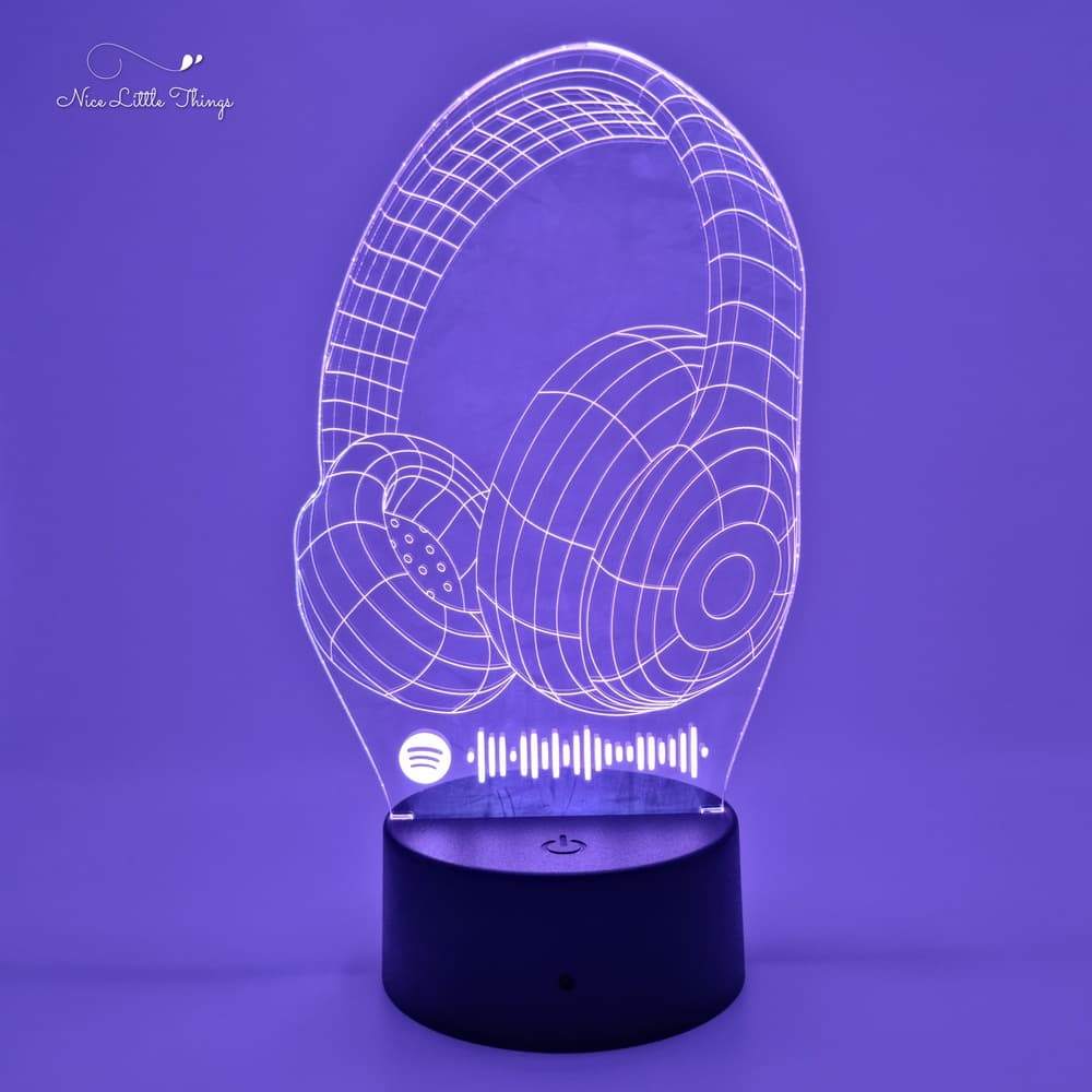 LEDlamp-hoofdtelefoon