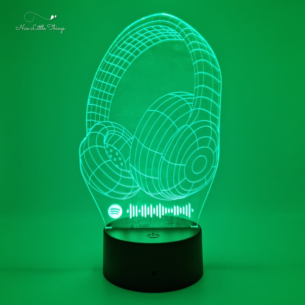 LEDlamp-hoofdtelefoon