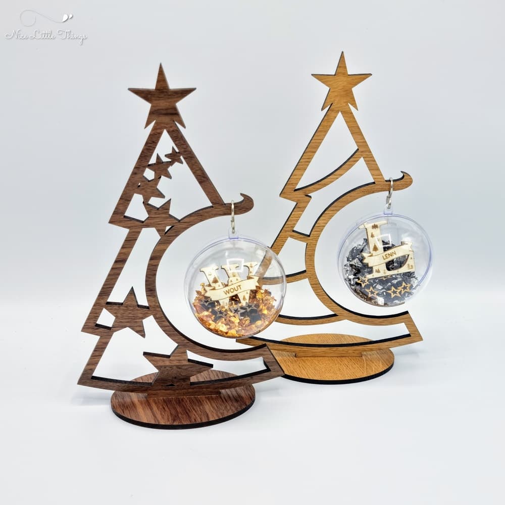 Gepersonaliseerde Luxe Kerstbal