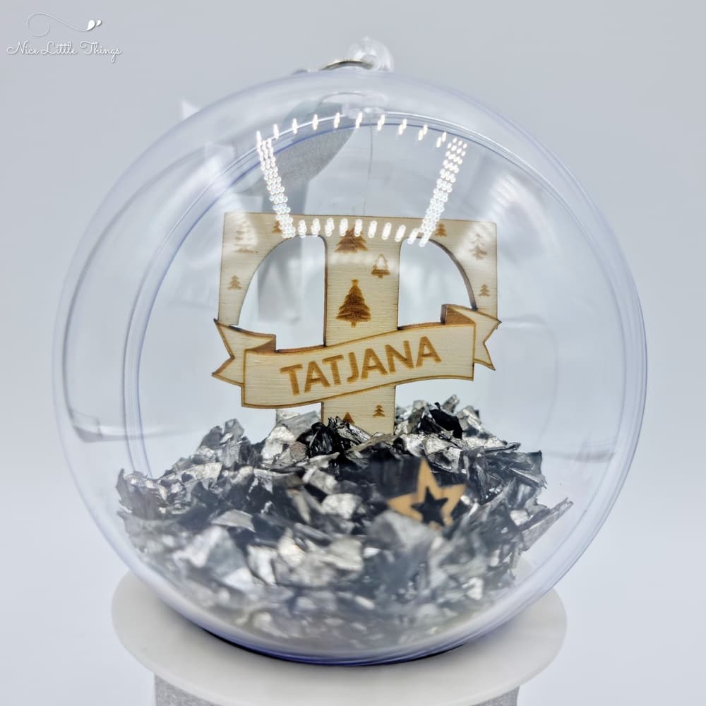 gepersonaliseerde luxekerstbal