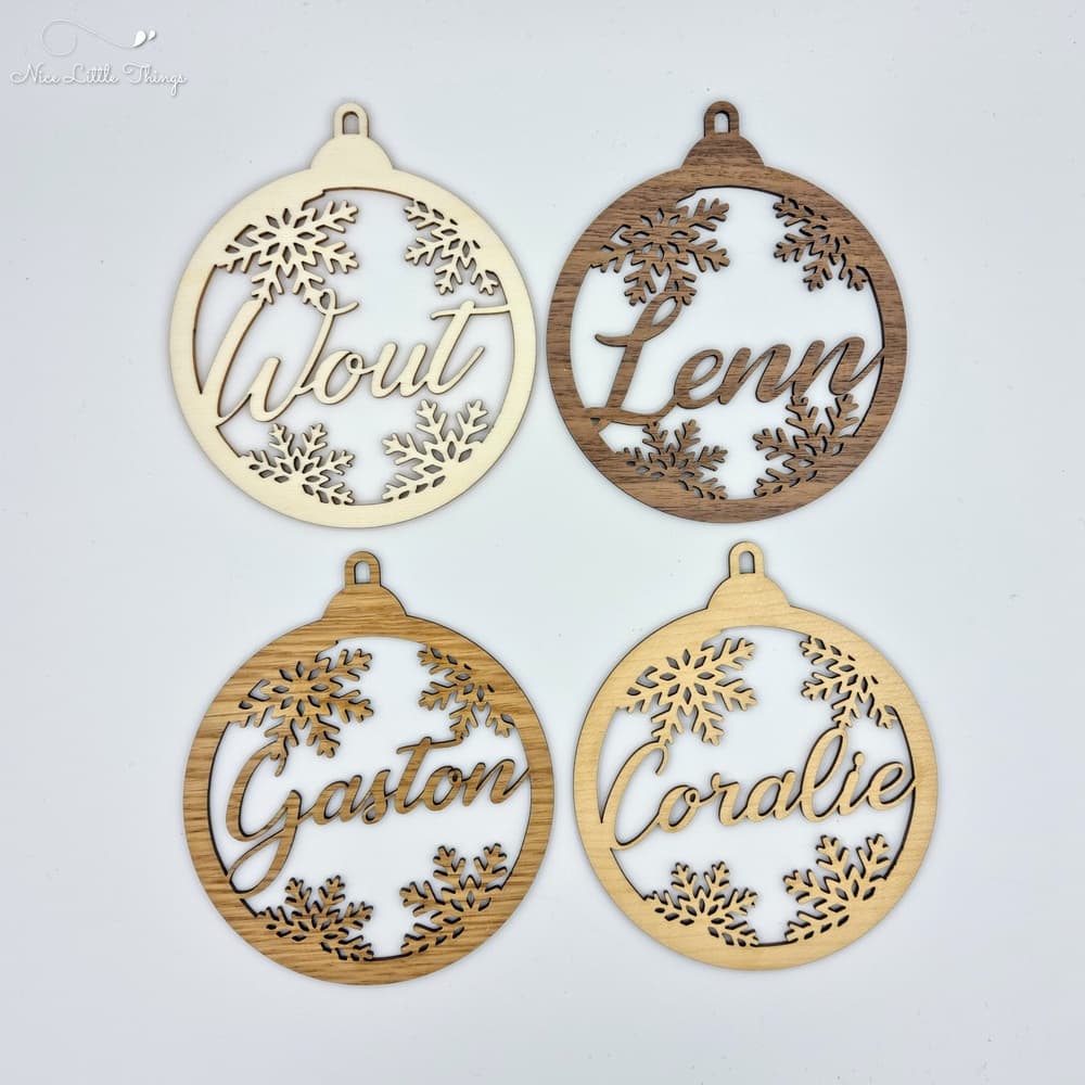 multilayer Christmas balls-glitter