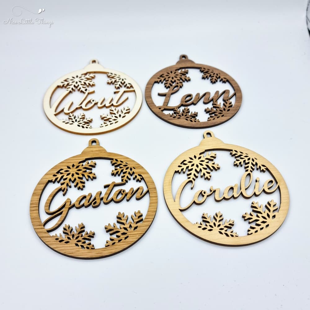 multilayer Christmas balls-glitter