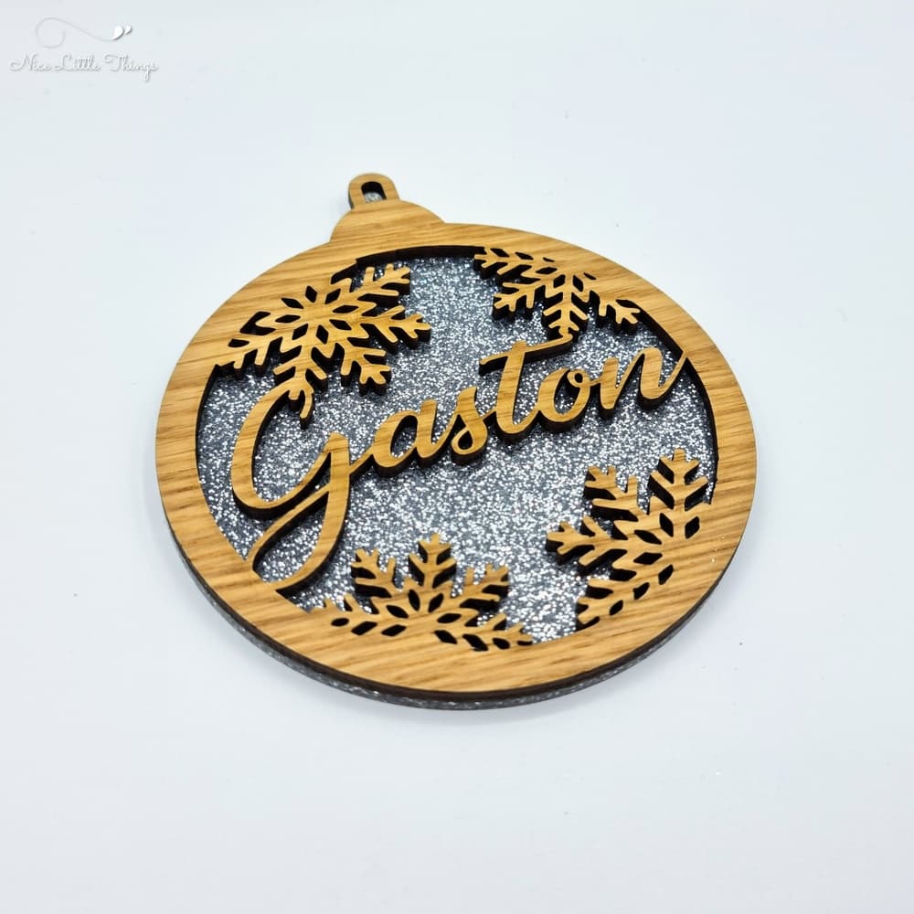 multilayer Christmas balls-glitter