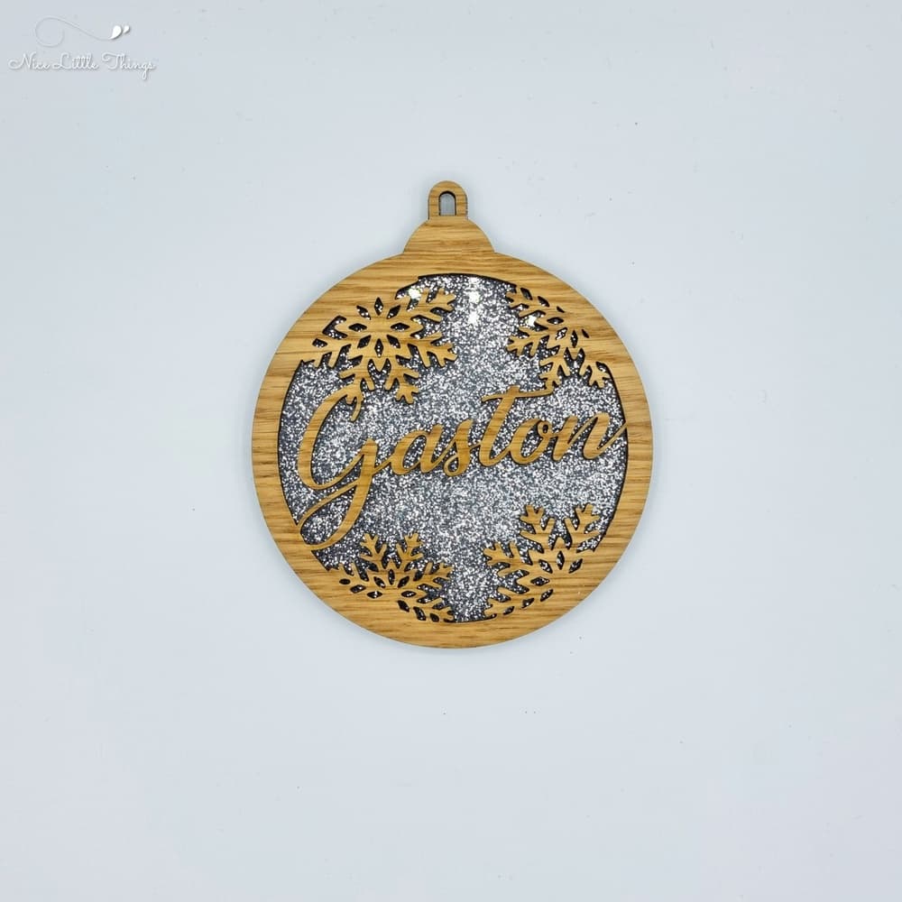 multilayer Christmas balls-glitter