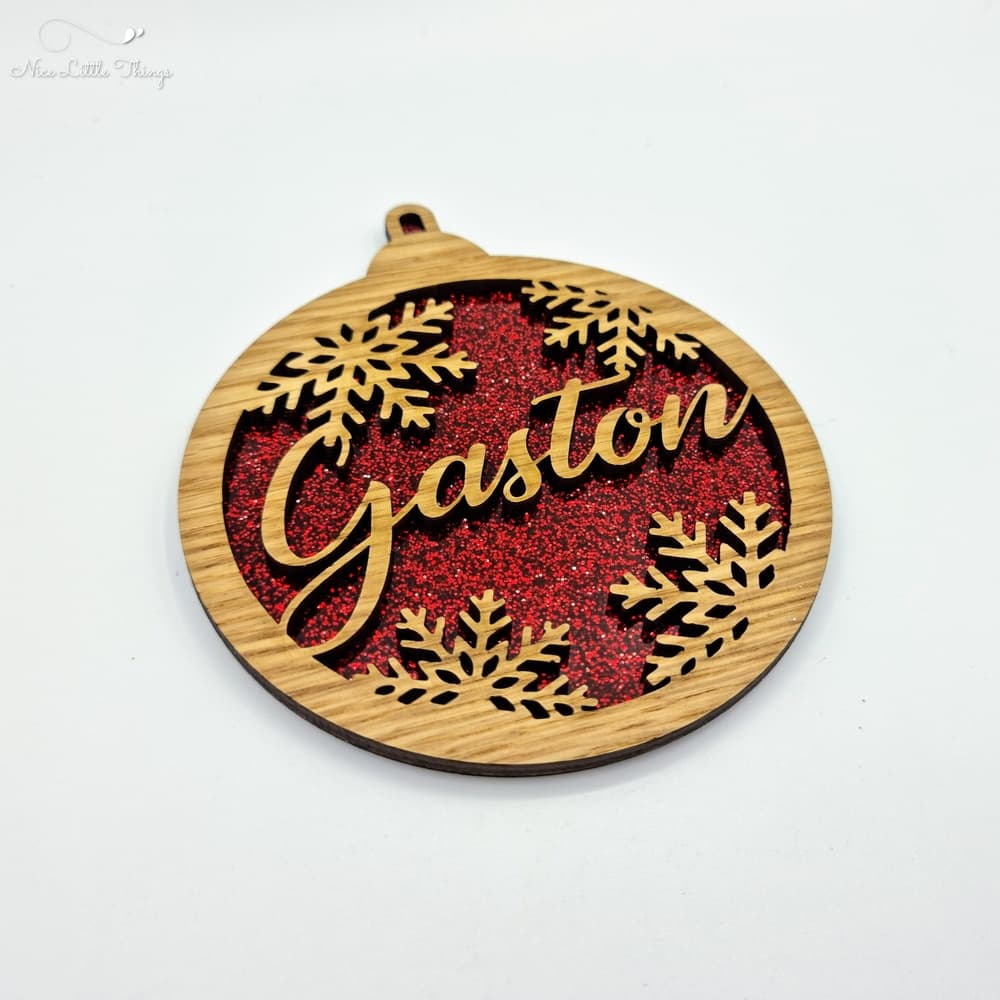 multilayer Christmas balls-glitter