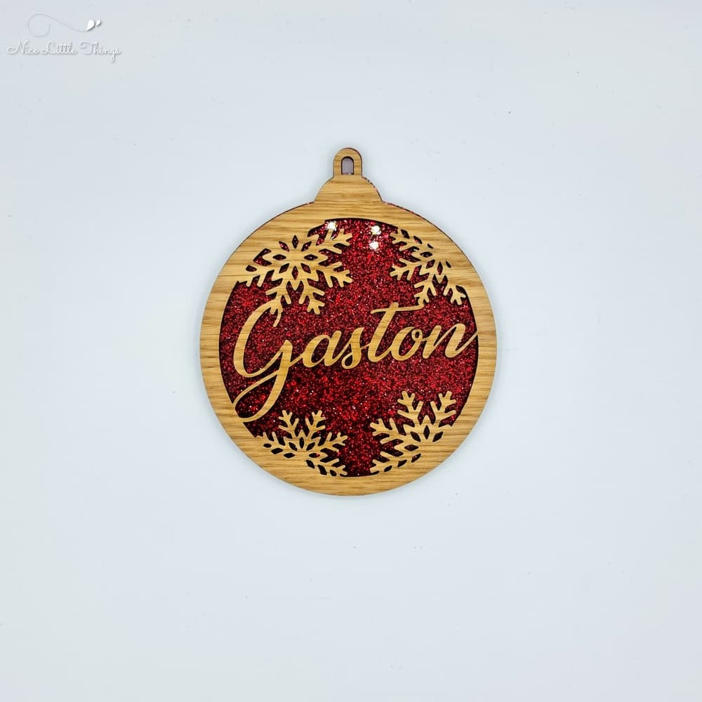 multilayer Christmas balls-glitter