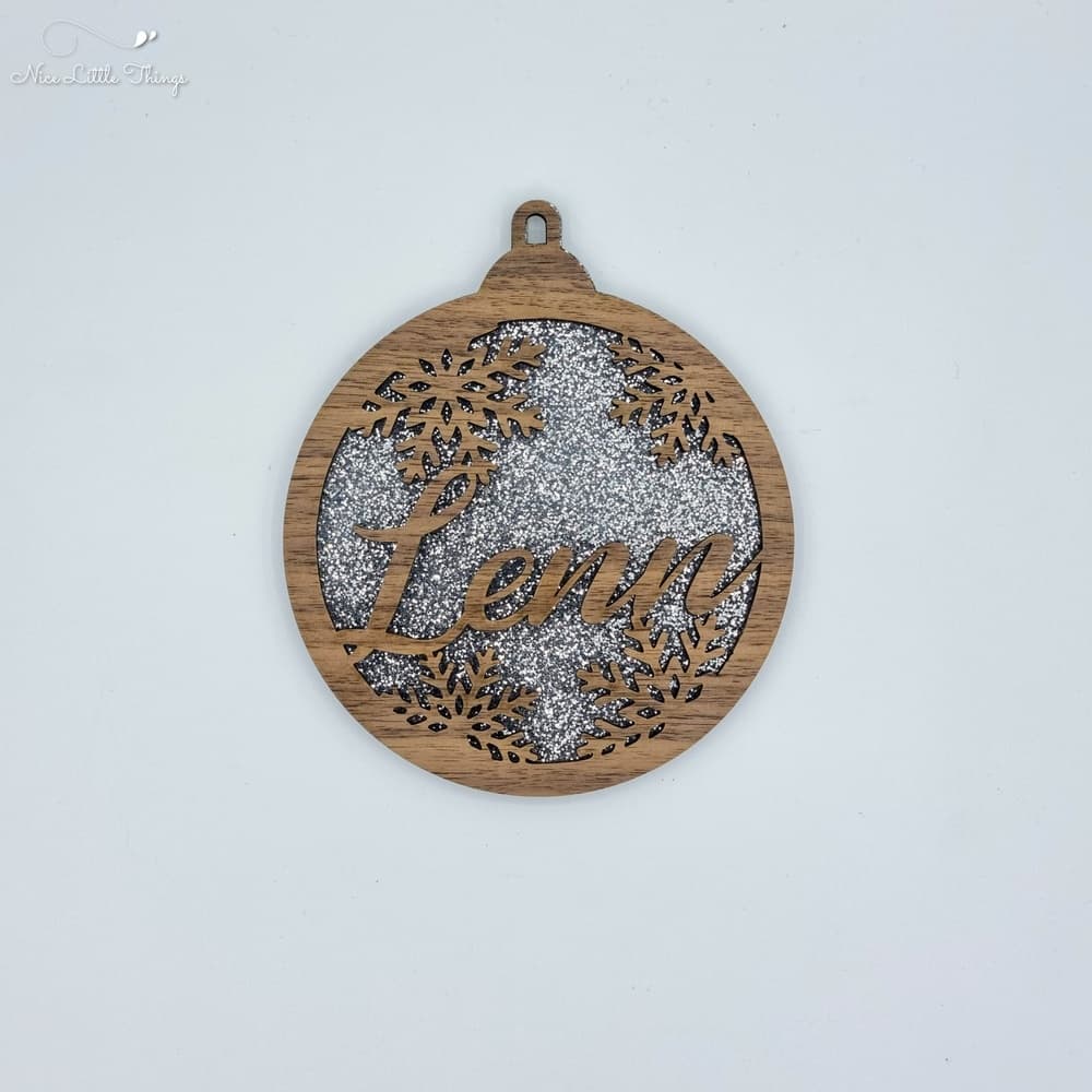 multilayer Christmas balls-glitter