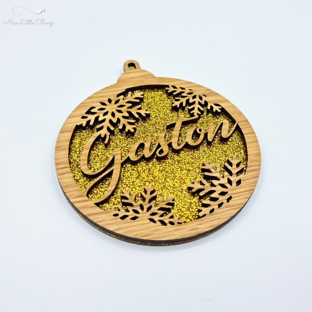 multilayer Christmas balls-glitter