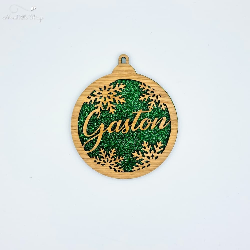 multilayer Christmas balls-glitter
