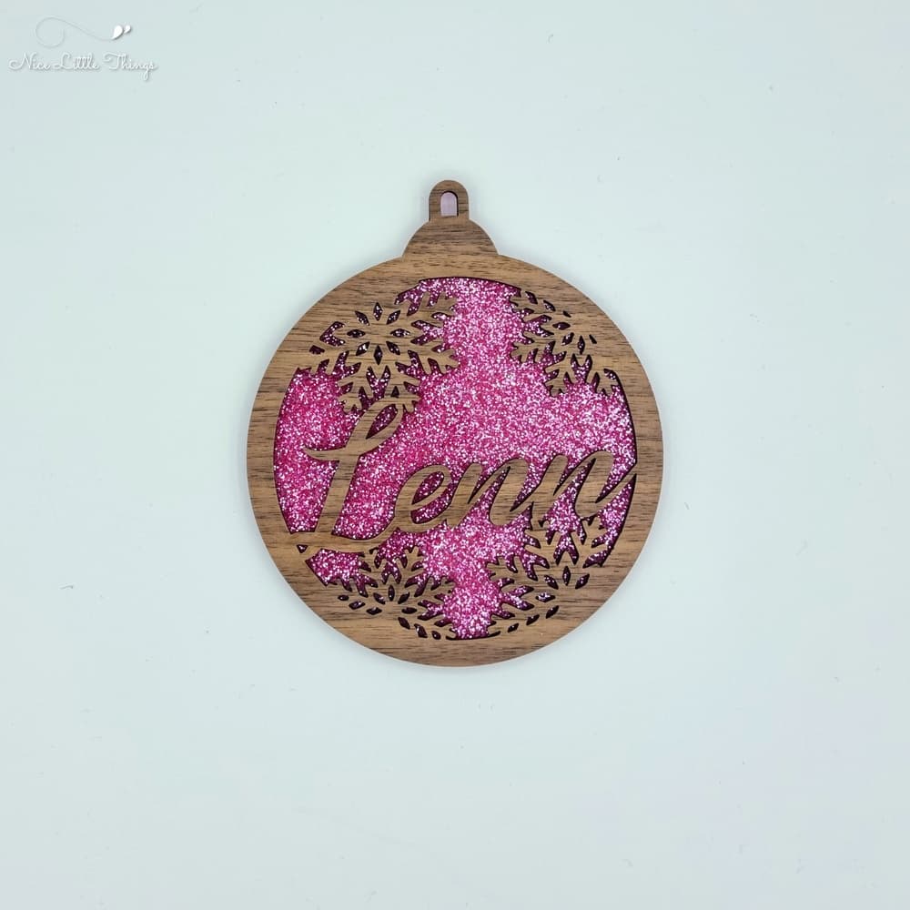 multilayer Christmas balls-glitter