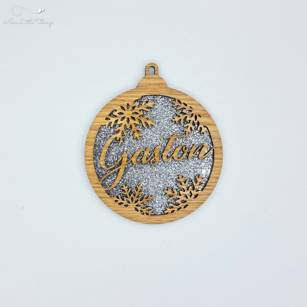 multilayer Christmas balls-glitter