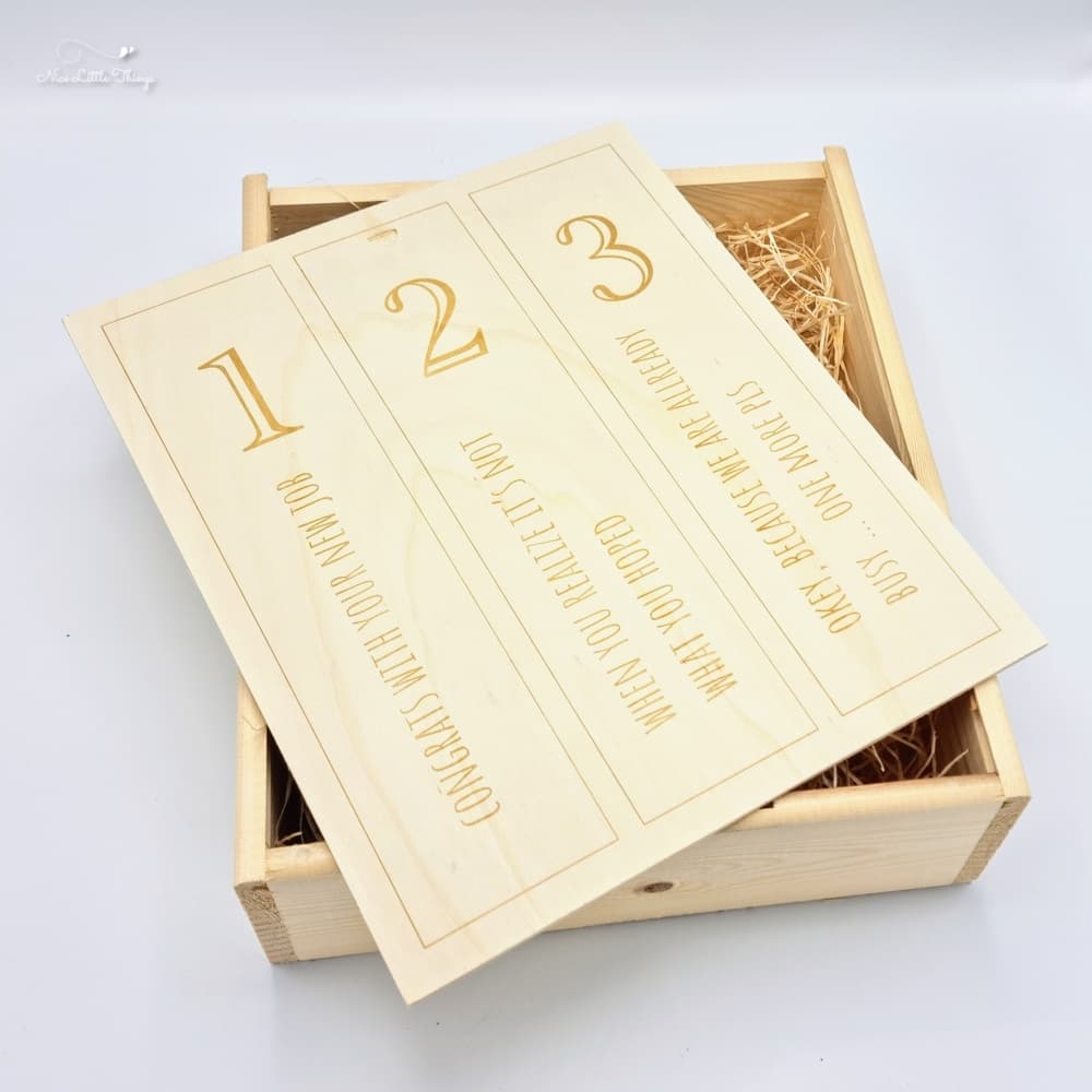 Personalized Wine Box Trio