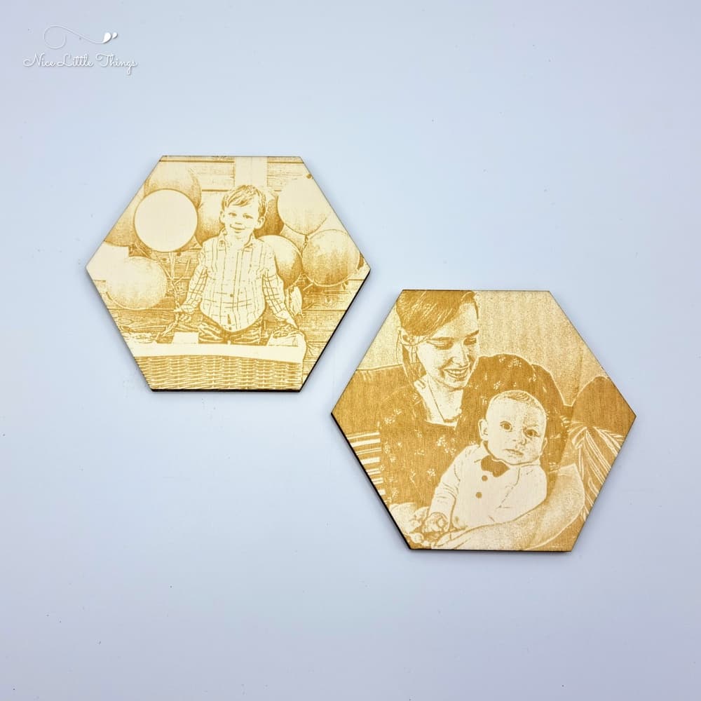 fotocollage hexagon
