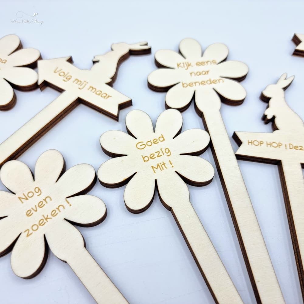 wegwijzers paaseierenzoektocht