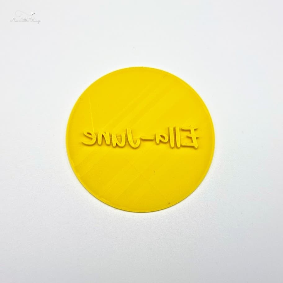 Koekjesstempel met Naam