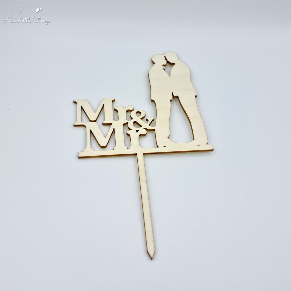 Cake topper Mr. &amp; Mr. + Couple