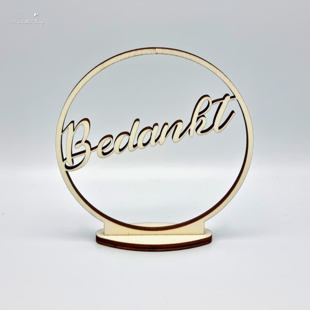 Mini Name Circle Thanks