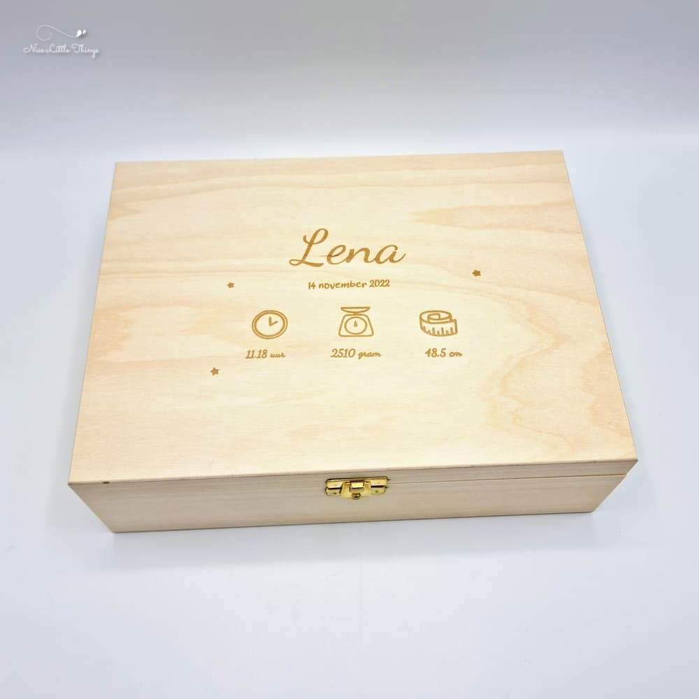 Memory box with Name and Image
