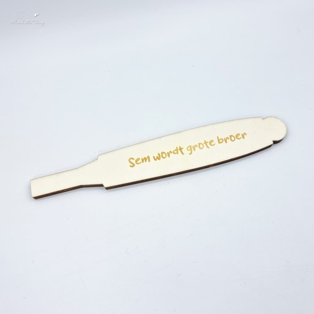 gepersonaliseerde zwangerschapsaankondiging