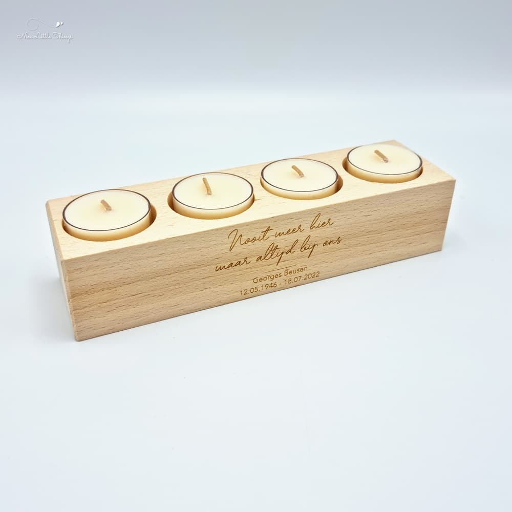 Tea Light Candle Holder Remembrance
