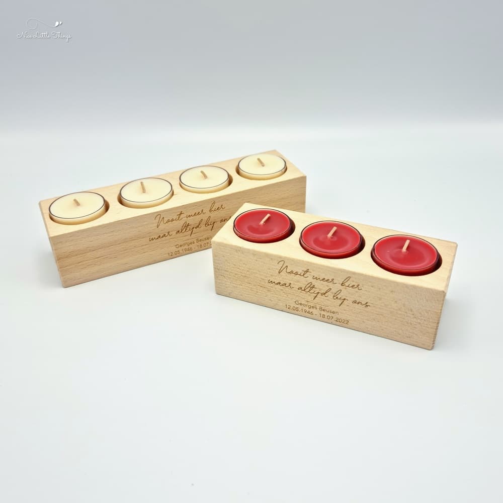 Tea Light Candle Holder Remembrance