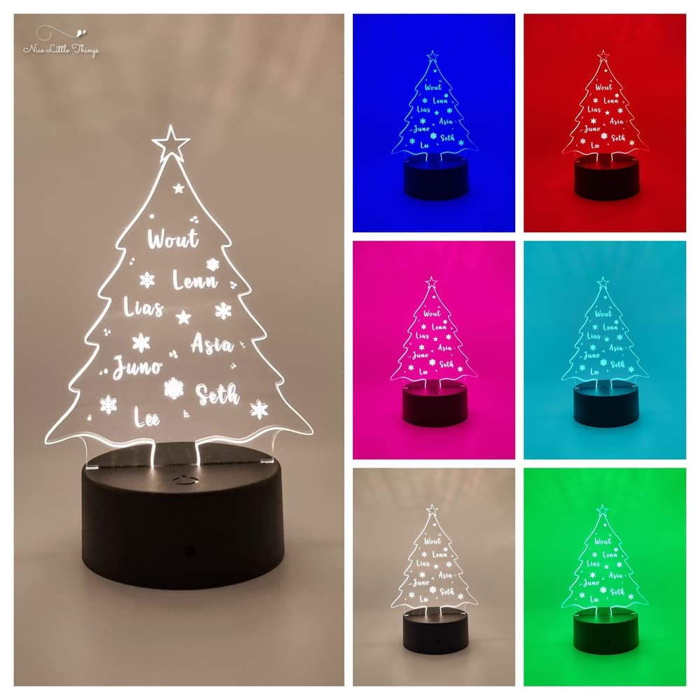 RGB LEDlamp Kerstmis