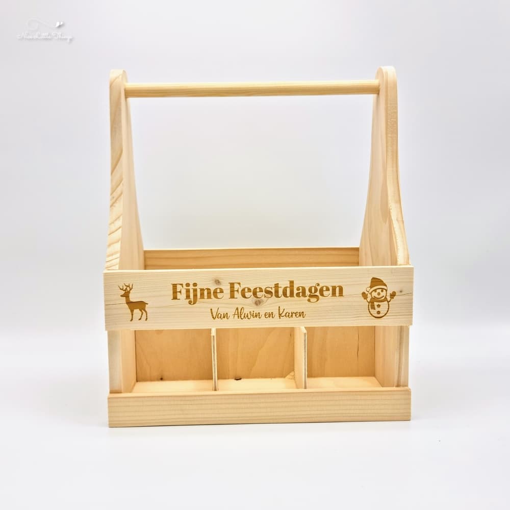 Houten Bierkrat Feestdagen