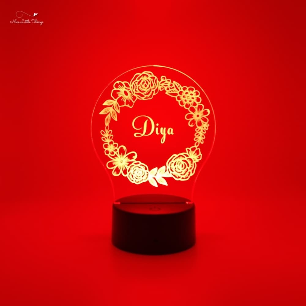 RGB LEDlamp Bloemenkrans