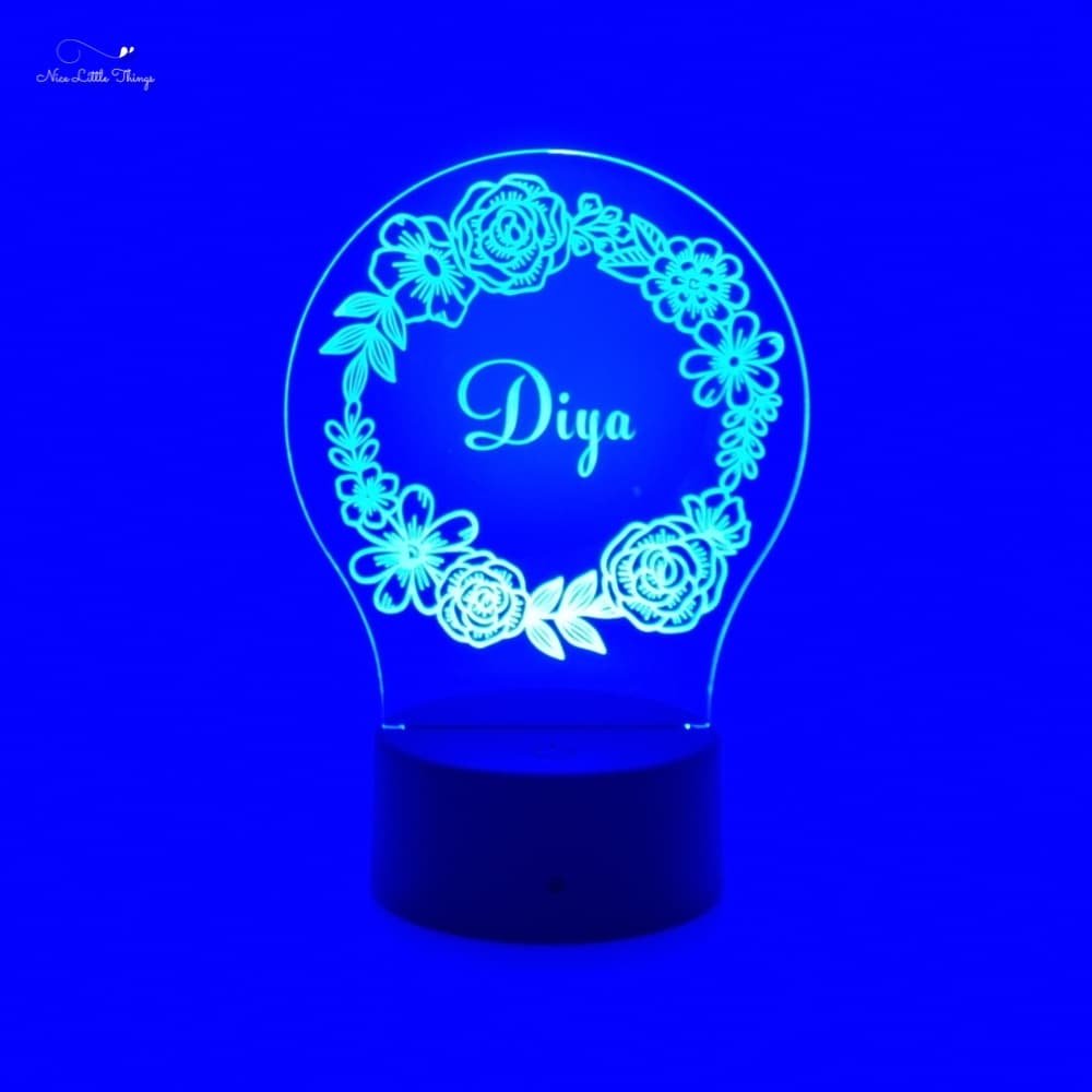 RGB LEDlamp Bloemenkrans