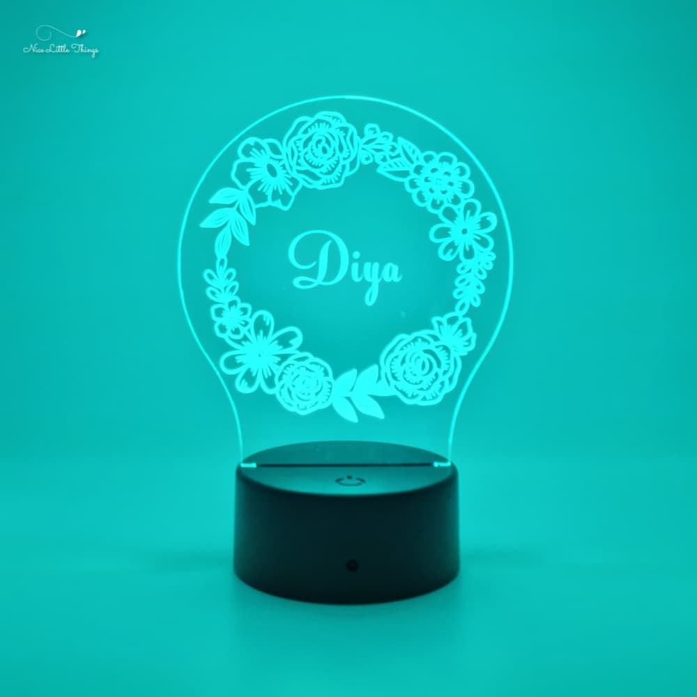 RGB LEDlamp Bloemenkrans