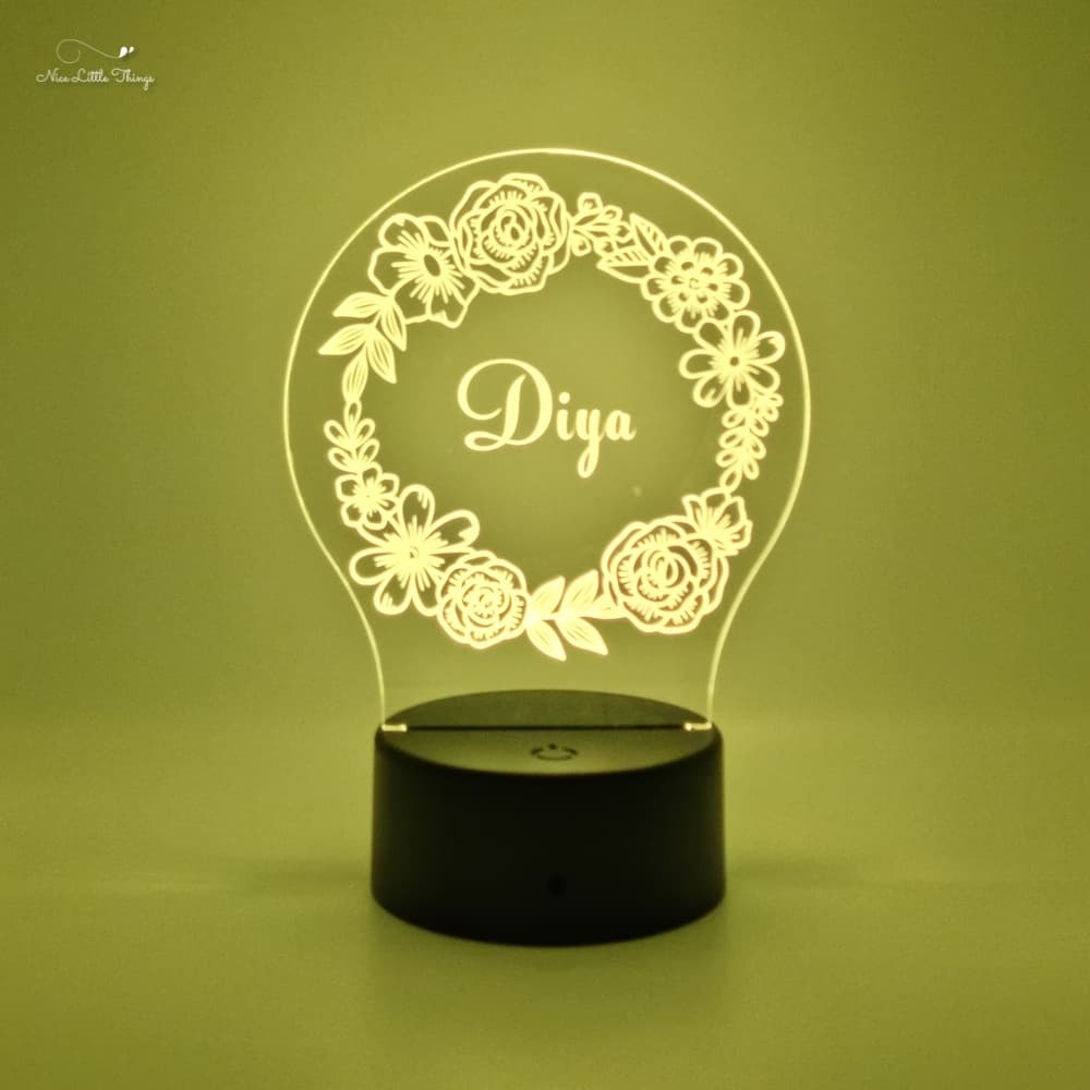 RGB LEDlamp Bloemenkrans