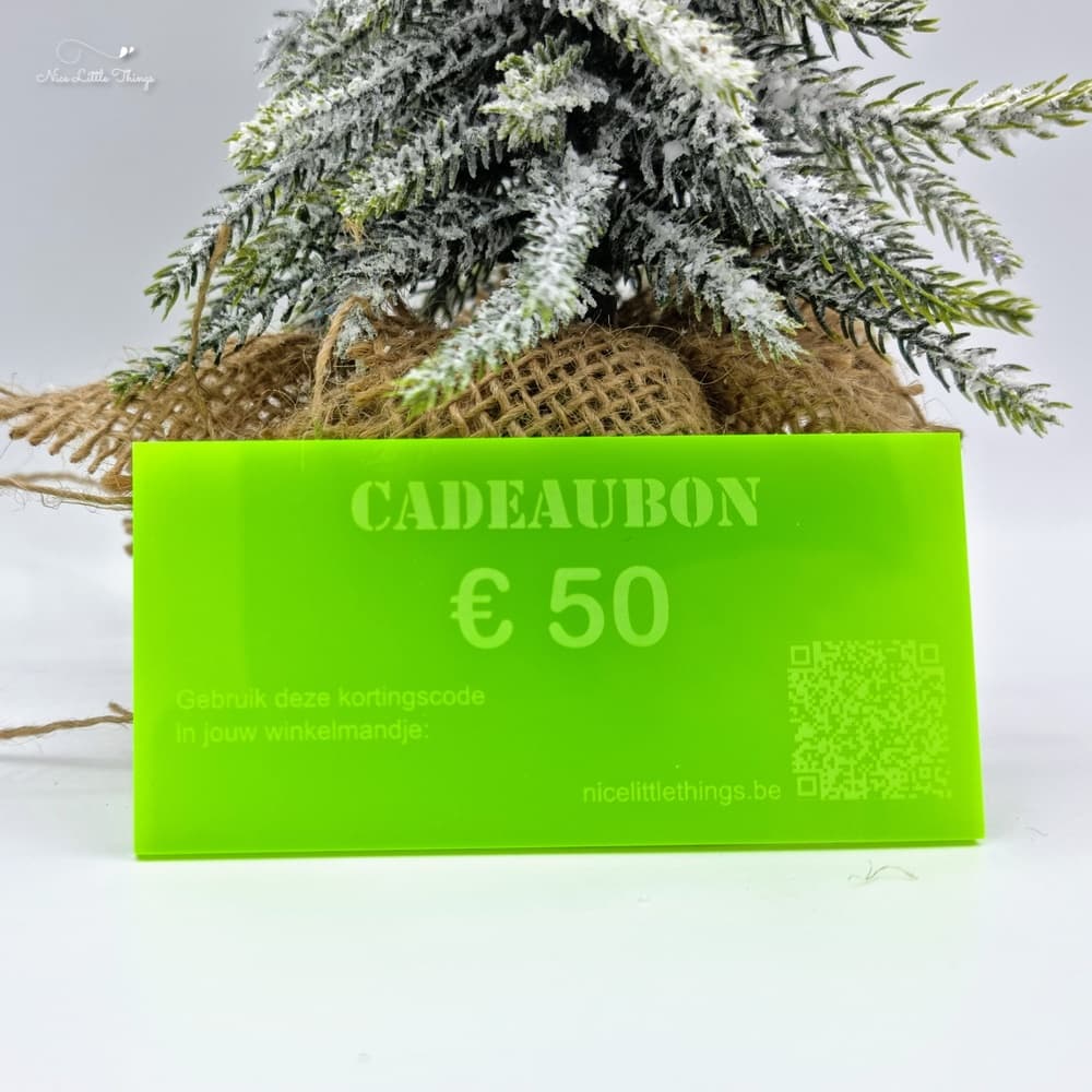 Cadeaubon 50 euro