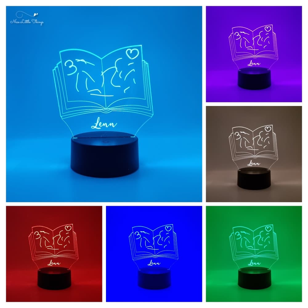 Gepersonaliseerde RGB LEDlamp Tekenen met Licht - Perkament