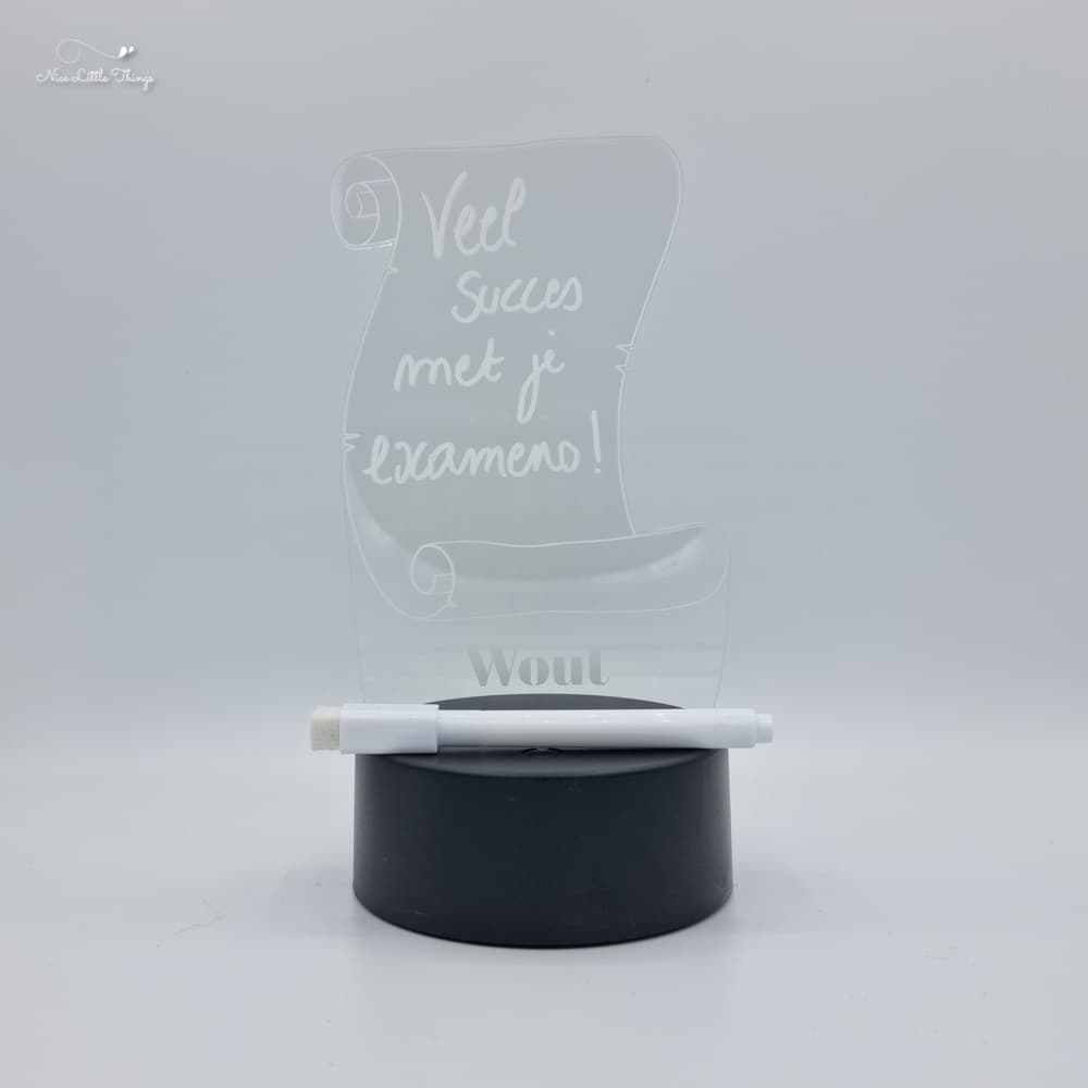 Gepersonaliseerde RGB LEDlamp Tekenen met Licht - Perkament