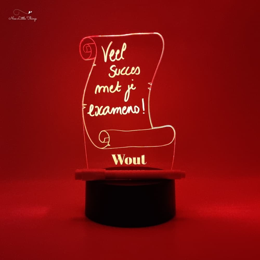 Gepersonaliseerde RGB LEDlamp Tekenen met Licht - Perkament