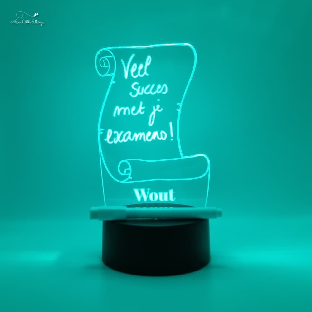 Gepersonaliseerde RGB LEDlamp Tekenen met Licht - Perkament