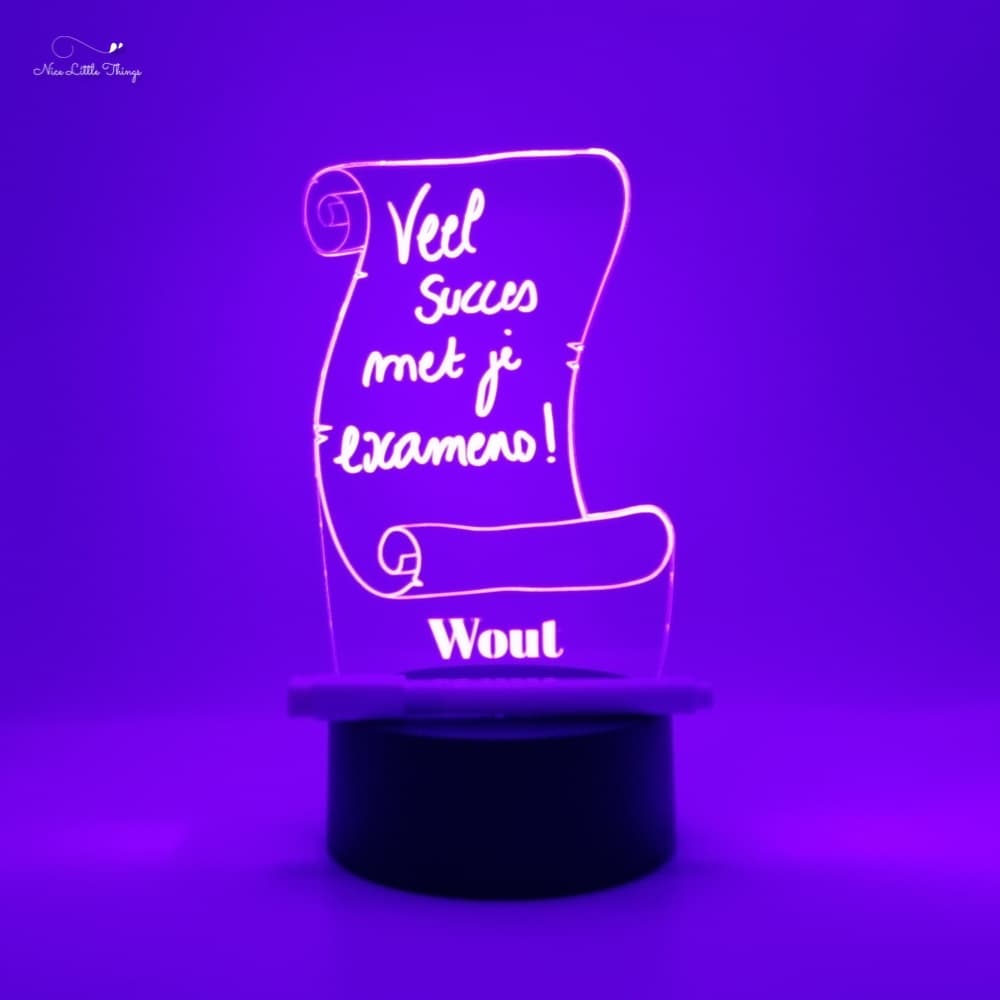 Gepersonaliseerde RGB LEDlamp Tekenen met Licht - Perkament