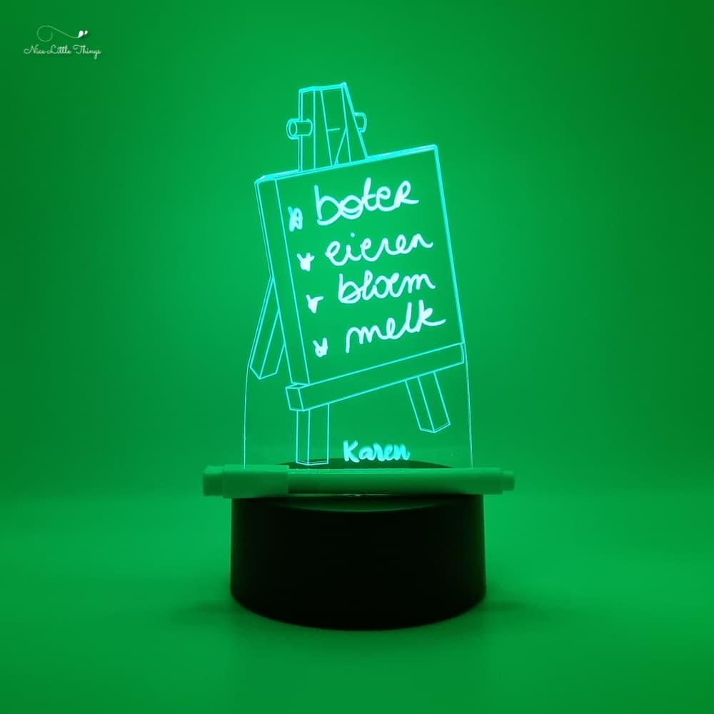 Gepersonaliseerde RGB LEDlamp Tekenen met Licht - Schildersezel