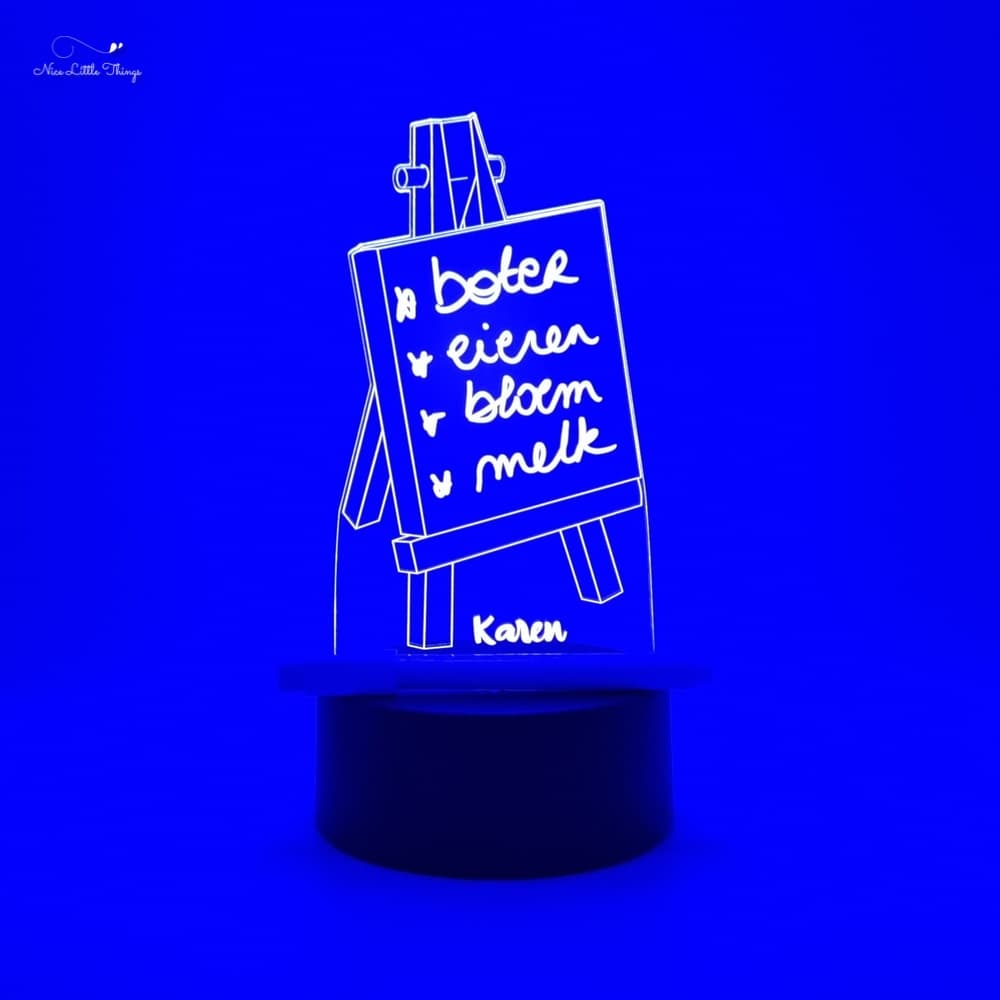 Gepersonaliseerde RGB LEDlamp Tekenen met Licht - Schildersezel