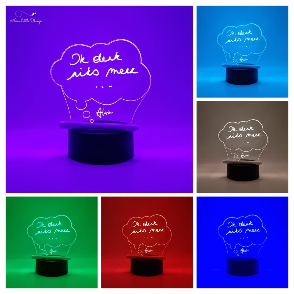 Gepersonaliseerde RGB LEDlamp Tekenen met Licht - Wolkje