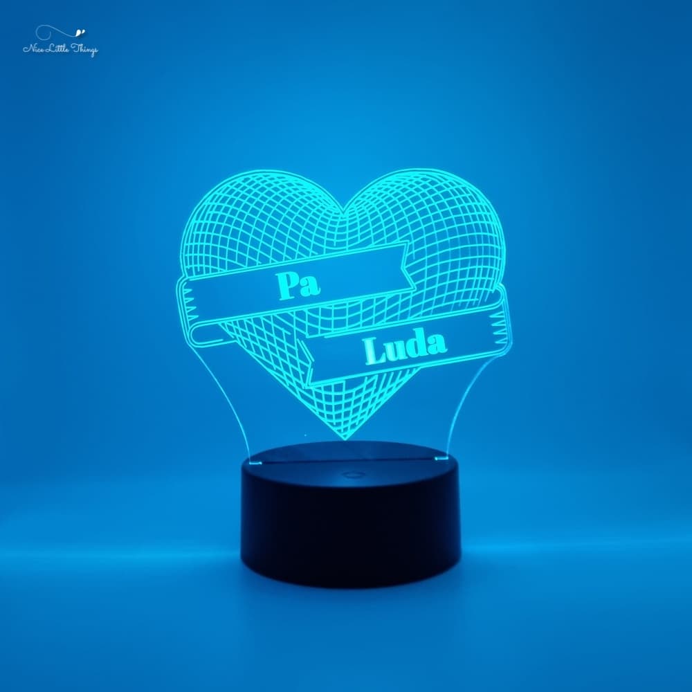 Gepersonaliseerd RGBlampje Hartje