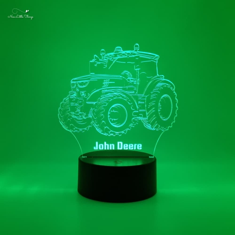 Gepersonaliseerd RGB LEDlampje John Deere tractor