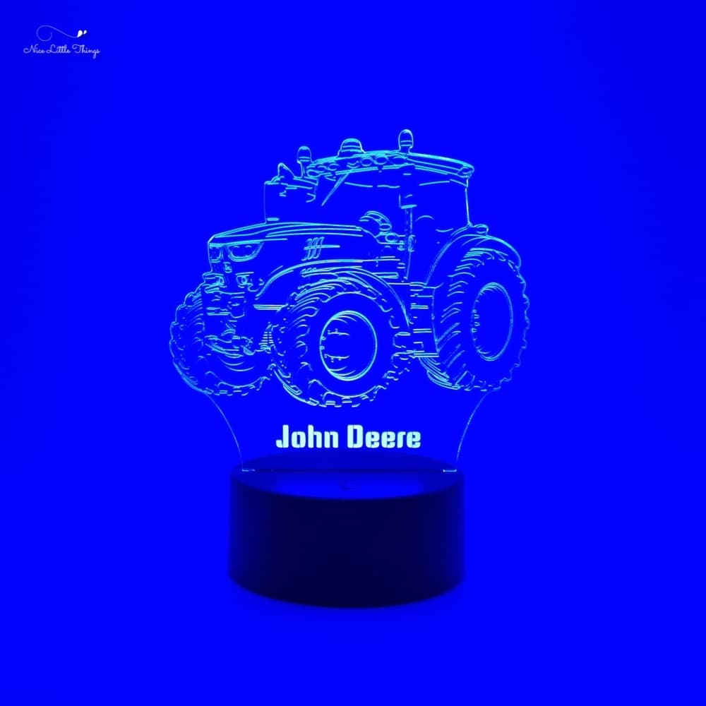 Gepersonaliseerd RGB LEDlampje John Deere tractor